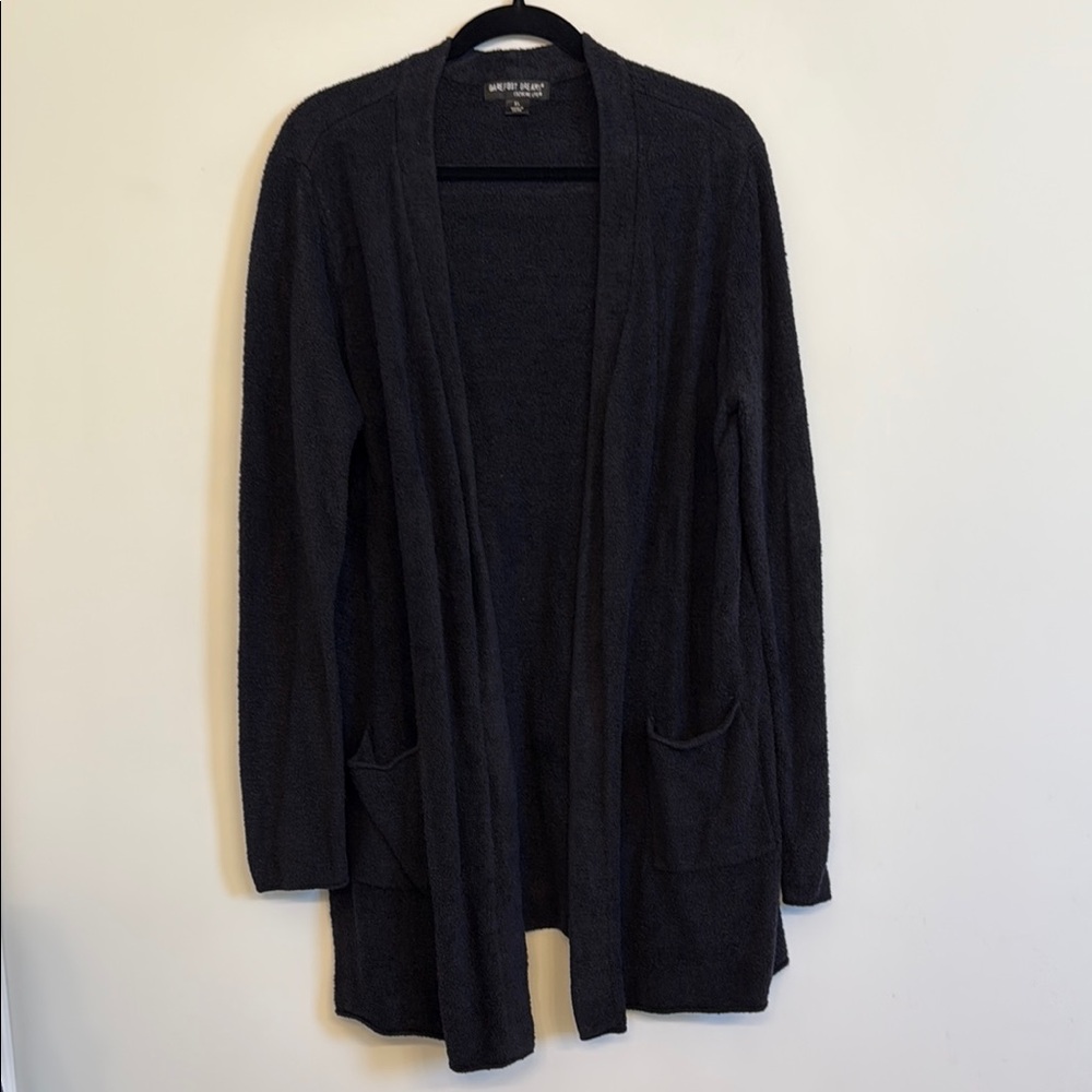 Barefoot Dreams Black Cardigan Sweater XL